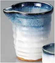 Aokumi Kataguchi Cooling Sake Pot, 3.7 x 3.1 x 3.7 inches (9.5 x 8 x 9.5 cm), 8.1 fl oz (230 cc), 10.2 oz (285 g), [Cold Sake Set] | Restaurant,