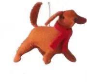 Dog Felt Ornament - Vizsla, Brown Labrador Retriever Hound Pointer Soft kids