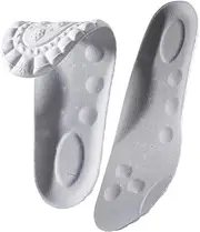 Sweat Absorbing Shoe Insole | 4D Thick Cushioning Insoles,Women Washable Anti Sweat Absorbent PU Damping Pad for Running Sports Pluvo