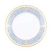 Herend Art Deco Blue Bread and Butter Plate
