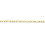 9kt Yellow Gold Figaro Necklace