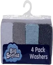 Big Softies Cotton Pastel Washer for Baby Boy 4 Piece Set, Multicolour,4 Count