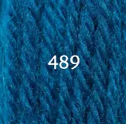 Appleton Tapestry Wool - 11 Yd Skein - Kingfisher Blue Color 489