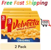 Velveeta Shells and Cheese Original Macaroni and Cheese Dinner 3 ct Pk.(2 pack)