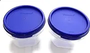 [Tupperware] Modular Mate Round 1 Set of 2 with Blue Seals