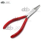 Flat Nose Pliers 6'' Jewellery Making Beading Flat Nose Plier Pvc Red Dep
