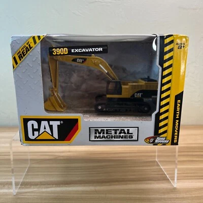 CAT 390D Excavator Metal Machines Diecast 1:100 Scale by Toy State - New - 2017