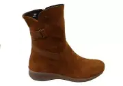 Womens Flex & Go Jacinta Comfortable European Leather Mid Calf Boots - ModeShoes