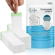 TidyCare Disposable Bedside 48 Commode Liners Pail Liners Universal Fit
