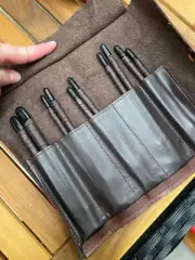 10 Piece Wood Chisel Set + Leather Wrap Case