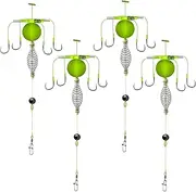 Luminous Carp Fishing Feeder | Steel Fishing Feeder Bait Cage | Spring Bait Cage Trap Fishing Hooks | Holder, Sports & Outdoor Recreation Accessories for Freshwater and Seawater