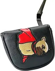 Golf Putting Driver Cups - Bulldog Putter Mallet Golf Club Head Protector | Waterproof Golf Putting Caps | French Golf Driver Head Cover with Magnetic Closure | Head Protector Fits for Mallet Putter