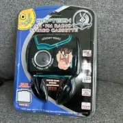 SEALED Softech Looney Tunes TAZ Personal Cassette Player + Headphones, New