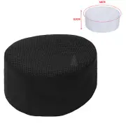 Women Men Chef Hat Waiter Mesh Top Hat Round Caps For Hotel Kitchen Work Hat♫