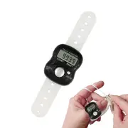 Digital Finger Clicker Tasbeeh Electronic Tally Ring Counter Zikr Knitting Gift