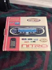 NEW Nitro BMWX-4421 Car Stereo CD Player Radio 1 Din Receiver In Dash Audio AE92