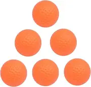 22pcs Golf Orange Indoor Prank Golf Ball Practice Soft Foam Holes Balls Practicing Training Hollow Catch Layer Colored Bulk Orange