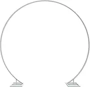 2.2M Round Metal Arch Wedding Props Curtain Balloon Backdrop Flower Bridal Arbor Archway for Party Wedding Graduation