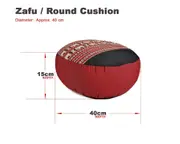 Kapok Filled Zafu Ottoman Pouf Pouffe Round Meditation Cushion Floor Seat Thai AU STOCK