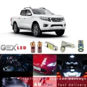Gex Upgrade Interior White Led Lights Kit For Nissan Navara D23 (8pc)