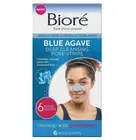 Biore Blue Agave Nose Deep Cleansing Pore Strips 6pk Combination Skin Oil Free