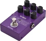 Fesjoy Delay Effector ELEMENTAL Delay Effect Pedal for Guitar, TIME/9 Delay Effects, Type/FEEDBACK/MIX/PARAM/MOD, Button DC 9V, 6.35mm Input/Output Interface, ELEMENTAL Delay Effector for E-G