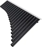 18 Pipes Key of C Tone Pan Flute for Beginner Easy Learning, Pan Pipe Flute Instrument for Learning Teaching with Carrying Bag and Hanging Rope, Easy to Play