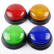 Game Buzzers 4P Sound Pack Button Lights Show Family Quiz Night Trivia Club Classroom Interactive Fun Engaging Competition Tool