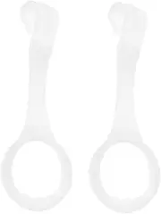 KOMBIUDA 2pcs Playpen Pull up Rings Easy Install Hanging Ring Attractive Design for Infants