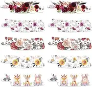 Nasogastric or Oxygen Tube precut Adhesive Tape Floral Mix x 10 Pack. (Mix Pack)