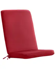 Outdoor Decor by Commonwealth Ruby Red Outdoor High Back Cushion
