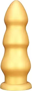 SM Silicone Dildo, Penis Anal Dildo for Women, 3 Balls Anal Dilator Butt Plug G-Spot Soft Sex Toys for Women Men Couples(L)