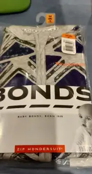 NEW IN PACK Bonds Wondersuit ZIPPIE Size 00 3-6 months Triangles RARE