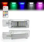 HUVNEXA 2Pcs LED Footwell Light Luggage Compartment Glove Box Lamps, for VW, for Golf, for Polo, for Passat, for Tiguan, for Jetta, for Caddy, UP T5 T6, for Touareg, for Scirocco, Footwell Lighting
