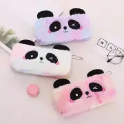 Plush Pencil Case, Cute Zipper Pouch with Zipper, Portable Stuffed Animal Pencil