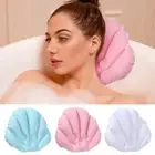 Soft Inflatable Terry Cloth Cushion Bath Pillow Spa Pillow Bathtub