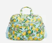NEW Vera Bradley Grand Traveler Bag Lemon Grove Luggage Large Carry On