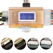 Digital Power Supply Tester PC Computer LCD 20/24 Pin 4 PSU ATX BTX ITX SATA HDD