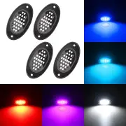 4PCS 8000LM Car LED Underglow Lights Atmosphere Lights Grille Modified Lights Universal for Off-road Vehicles