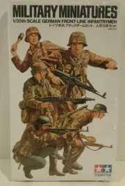 Tamiya 1/35 scale model kit 35196, German front line infantrymen.
