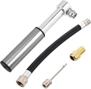 Happyyami Aluminum Alloy Mini Bike Pump Lightweight Portable Air Pump for Bicycles Road Bikes Dual Valve Fit Compact Size Performance