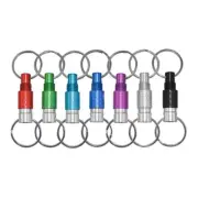 Practical Keychain Detachable Feature Modern Quick Release Separate Keyrings