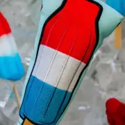 NEW TaylorMade Vault Rocket Pop Golf Blade Putter Cover Red White Blue