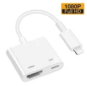Hdmi Adapter For Iphone, 1080p Digital Av Adapter For I-phone To Tv, Plug And Play Connection Compatible With I-phone 14/13/12/11 /x /xr /xs