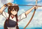 Anime Bow Bow And Arrow Long Hair Brunette Gaming Mat Desk 37123
