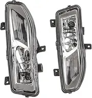Car Fog Lights for N&issan for Qashqai J11 2018 2019 2020 2 Pcs Fog Lights Car Bumper Fog Lamp Halogen Car Car Front Bumper Fog Light