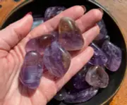 Ametrine Tumbled Crystal AA+ Stone Amethyst Citrine Crown Chakra Addiction