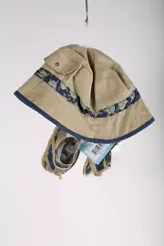 First Impressions Infant Boy's Bucket Hat Sandal Set Taupe Blue Turtle 0-6 WEEKS