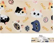 Cat Scratchers, Cartoon Adhesive Scratching Pad, Cute Scratching Board, Wear-Resistant Scratching Mat, Claw Grinding Pad, Indoor Cat Scratching Pad, Cat Claw Maintenance, Adhesive Scratching Pad, Cat
