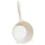 White Plastic Filter Strainer Basket Large Strainers Fine Mesh